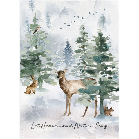 Heaven and Nature Folded Holiday Cards